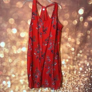 Floral shift dress